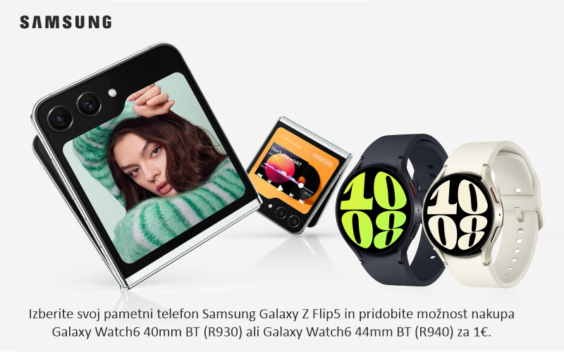Telemach promocija Samsung Galaxy Z Flip5 / december 2023